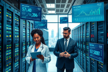 Data centers de inteligência artificial e seus impactos econômicos.