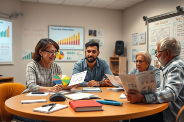 Imagem representando a educação financeira e a compreensão dos riscos associados ao crédito.